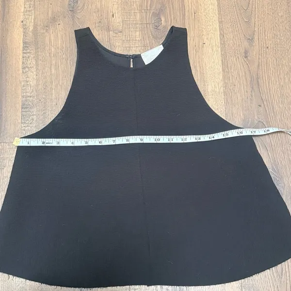 WILFRED ARITZIA LE FOU‎ Tank Top Flowy Black Relaxed Fit size XS - Image 4