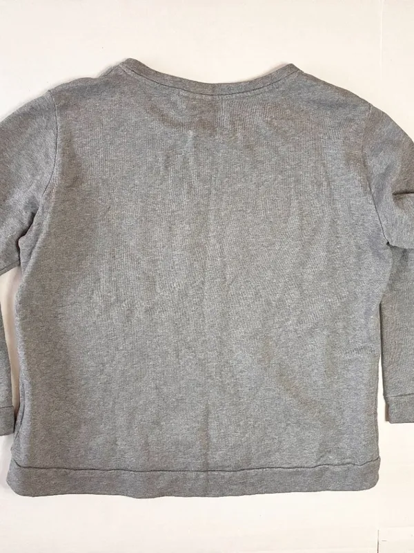 Mini Cooper Embossed 3D Wing Logo Women's Crewneck Sweatshirt BMW - L - Grey - Image 4