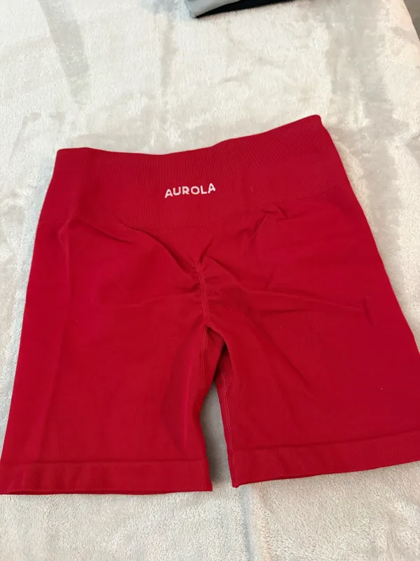 Aurola gym shorts Red - Image 2