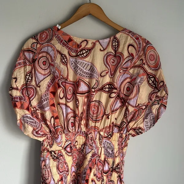 A.L.C. Frank Luna Cotton Smocked Waist Dress 4 - Image 10