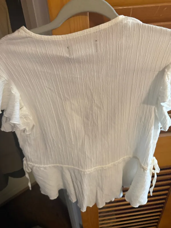 MINKPINK White Blouse Tie - Image 2