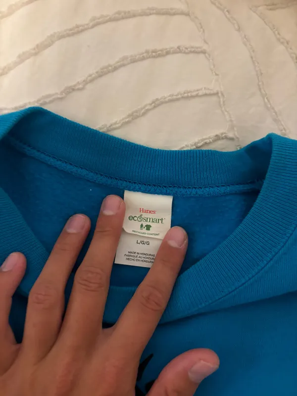 Blue Stoke Sweatshirt Size L - Image 4