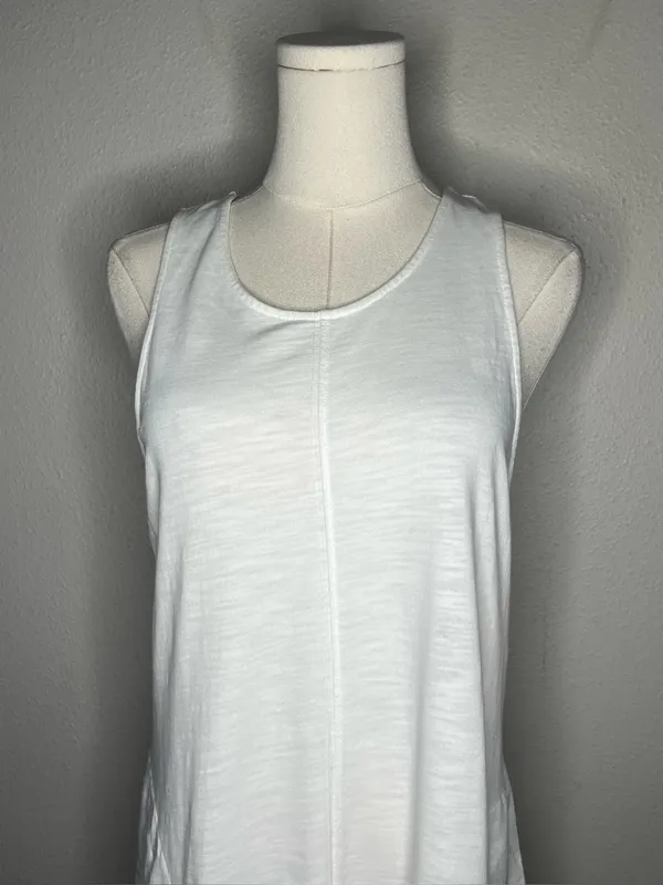 Nation LTD Phoebe Sleeveless A Line Mini Dress in Optic White - Image 4