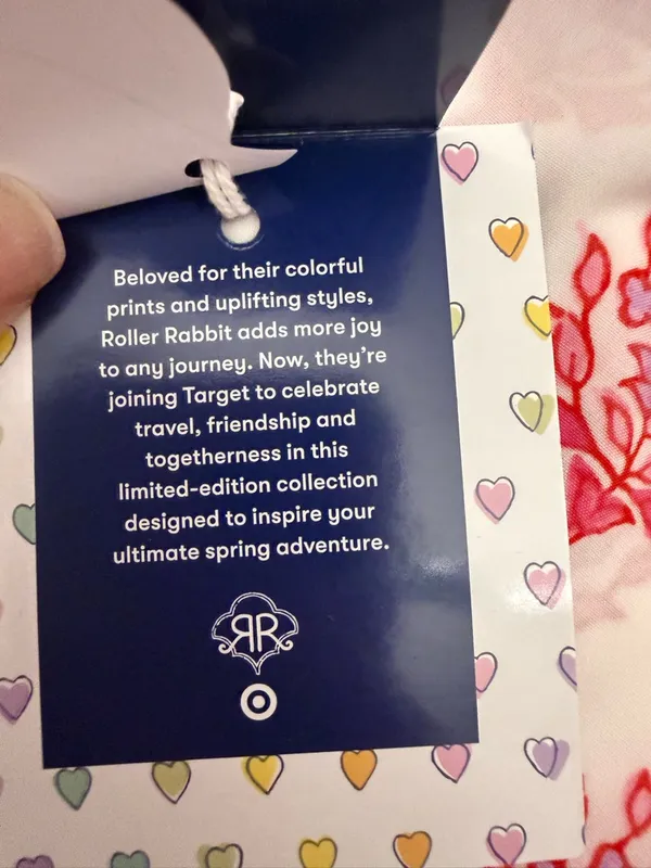 Roller Rabbit x Target Bouquet Drawstring Skort Shorts Pink Limited Edition M - Image 12