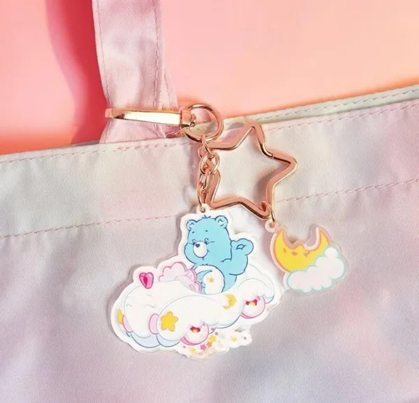 2 piece care bear bag charms - Image 2