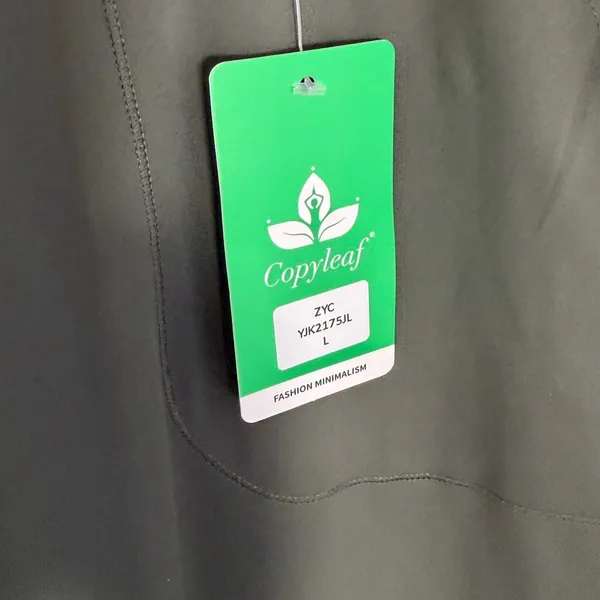 Copyleaf Olive Green wide leg pants size large - Image 2