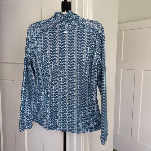 Peter Millar Blue UPF 50+ Full‎ Zip stretch jacket - Image 3