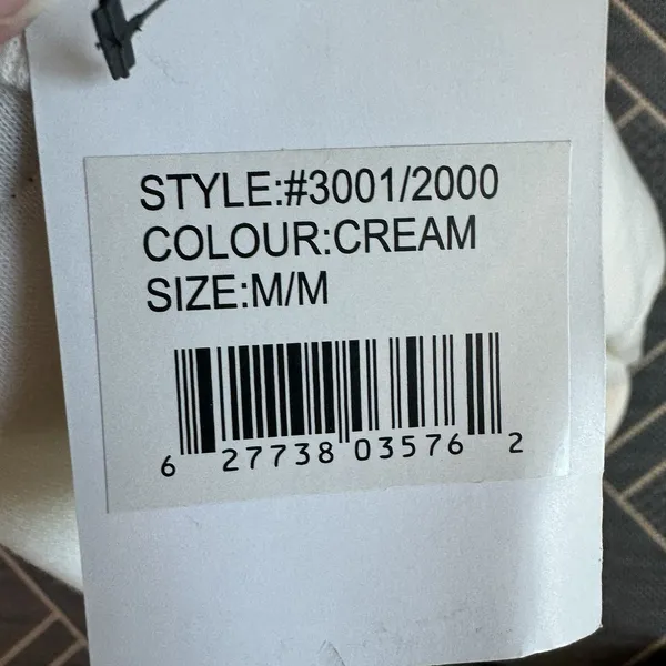 Canadian Vintage Clothing Co Quebec Est 1608 Cream Sweatshirt Medium NWT - Image 6