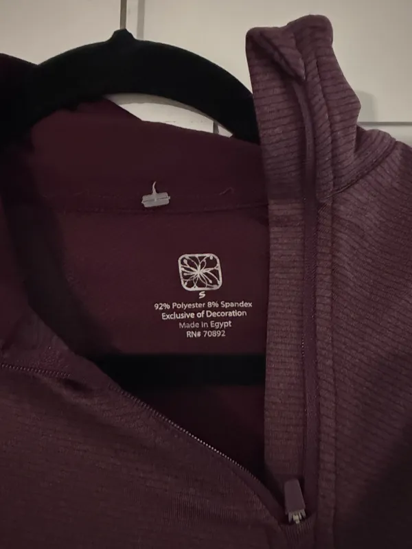 Woman’s athletic top Purple - Image 2