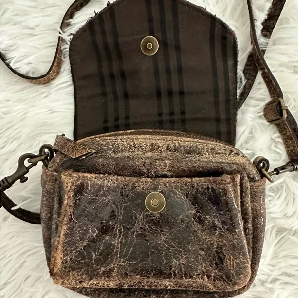 Frye Mini Brooklyn Leather Studded Crossbody Bag‎ Handbag - Image 7