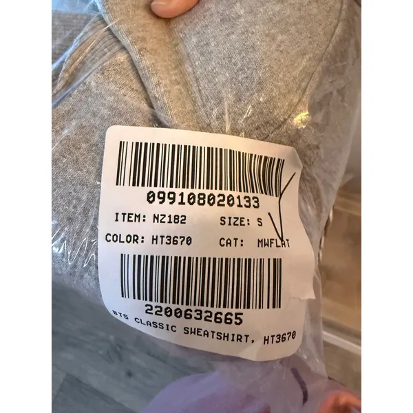 NWT Madewell × Benjamin Talley Smith Armory Classic Sweatshirt‎ Grey Size Small - Image 10