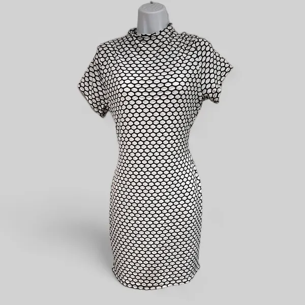 MISSGUIDED- Monochrome Mini Dress Size 10 NWT!!! - Image 3