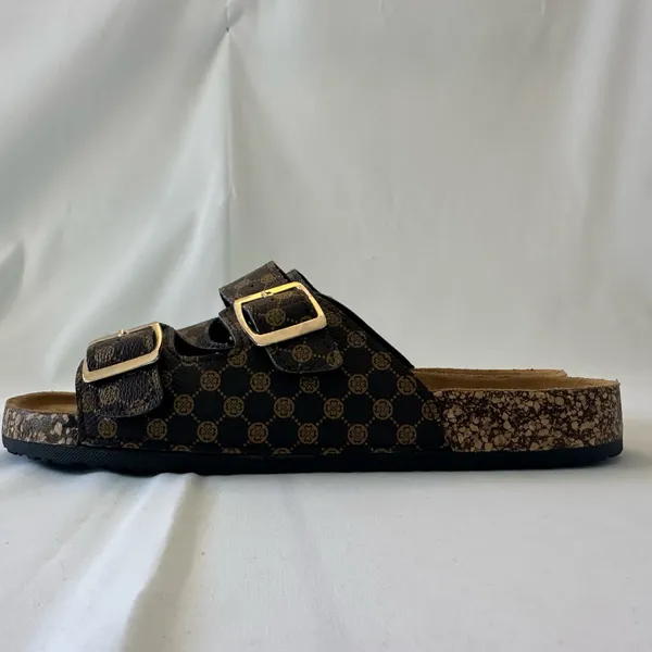 Sandals with Buckles Geo print buckle sandals women’s size 9 1/2 new - Image 3