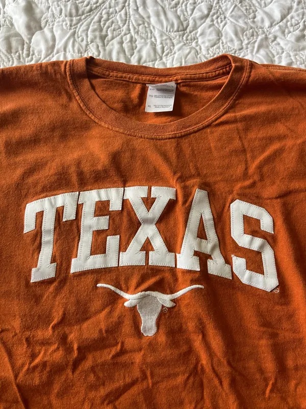 texas shirt Orange Size XL - Image 2