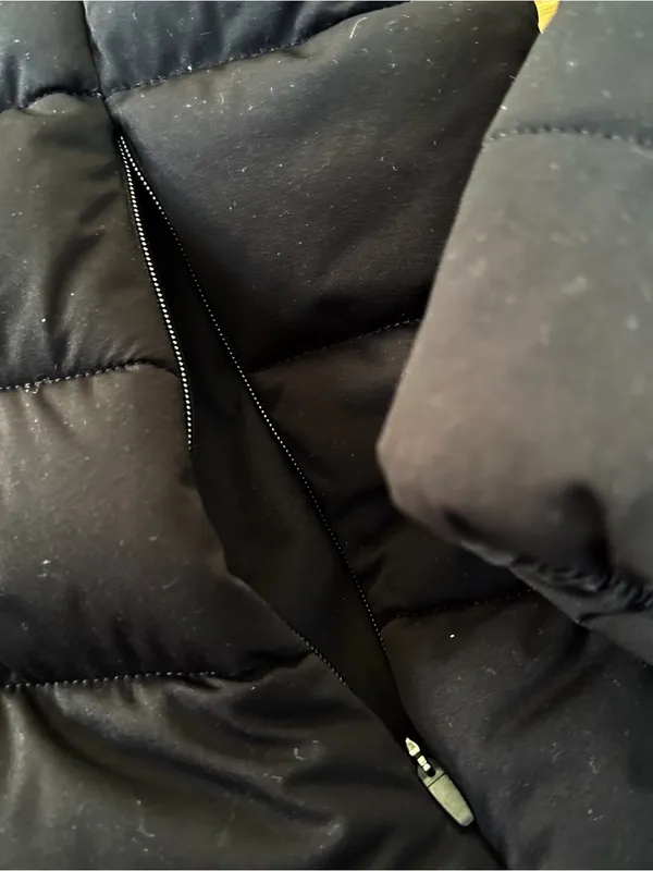 Save The Duck Women’s Long Puffer Coat Black S Plumtech - Image 3