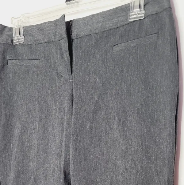 Express Editor gray work career slacks pants sz 2 - Image 3