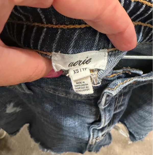 Aerie Jean Stretch Shorts - Image 3
