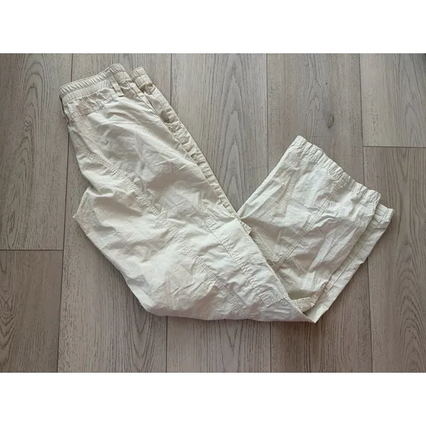 BDG Urban Outfitters Women’s Cream Y2K Cargo Pants Low Rise S Cotton - Image 2
