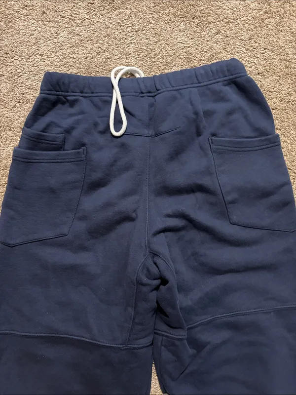 FP Movement Navy Top Score Cotton SweatPants Wideleg Barrel Large - Image 7