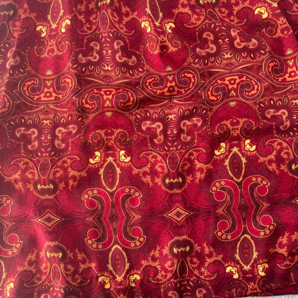 Apt. 9 Vibrant Red Paisley Halter Blouse - Image 8