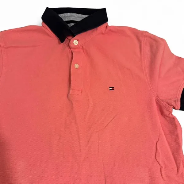 Mens Pink Polo ✦ Open To All Offers ✦ Bundle Measurements: Used Excellent Condition Mens Tommy Hilfiger Classic Durable Custom Fit Size Medium ——— TAGS ——— #TommyHilfiger #Casual #Polo #Y2K #Formal - Image 2