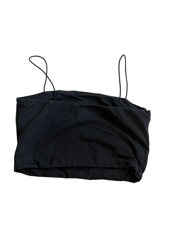 SHOWPO Black Crop Tank Top Size US 4 Womens - Image 2