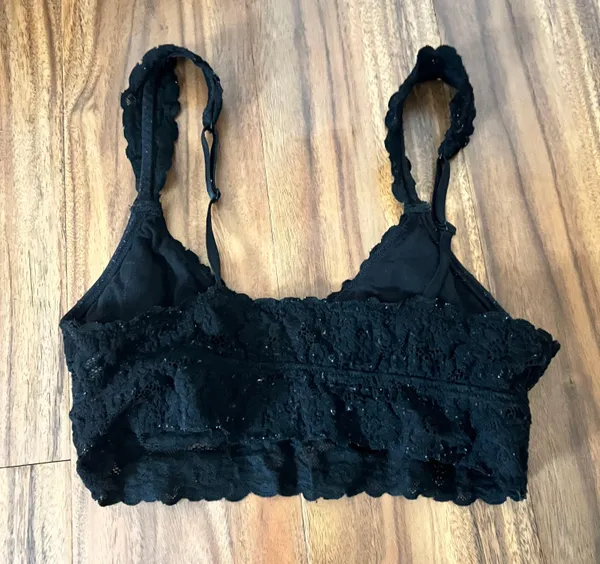 Aerie Black Lace Bralette - Image 2