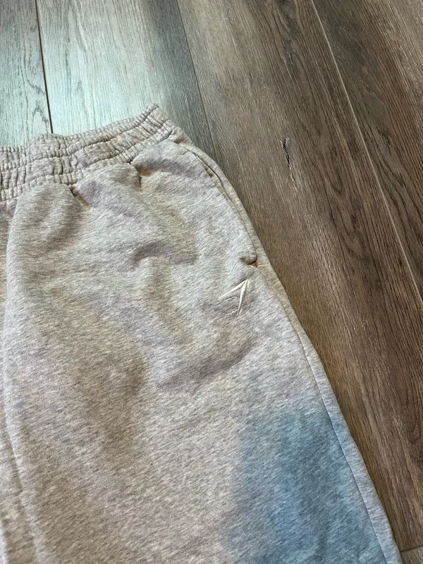 Gymshark Training Fleece Joggers in Light Grey Core Marl - Image 7