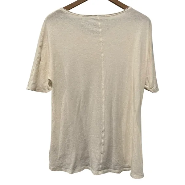 We The Free People XS Top Ombre Oversized Distressed Slouchy Boho Short Sleeve - Image 2