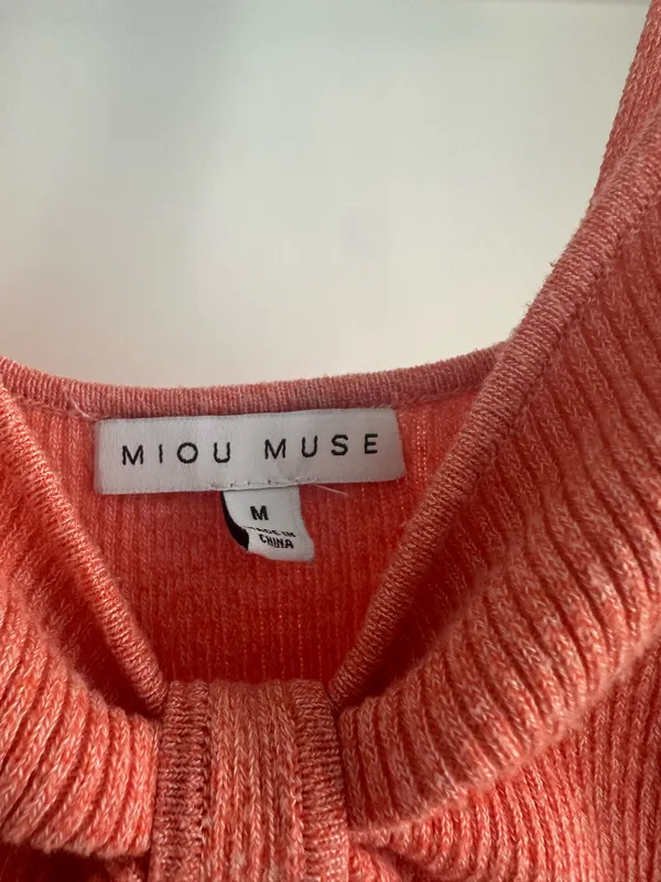 Orange Miou Muse Dress Size M - Image 3