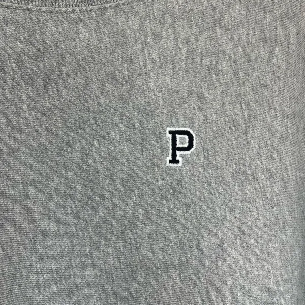 PINK Victoria's Secret Gray Cropped Sweatshirt Small Drawstring Hem Logo‎ - Image 8