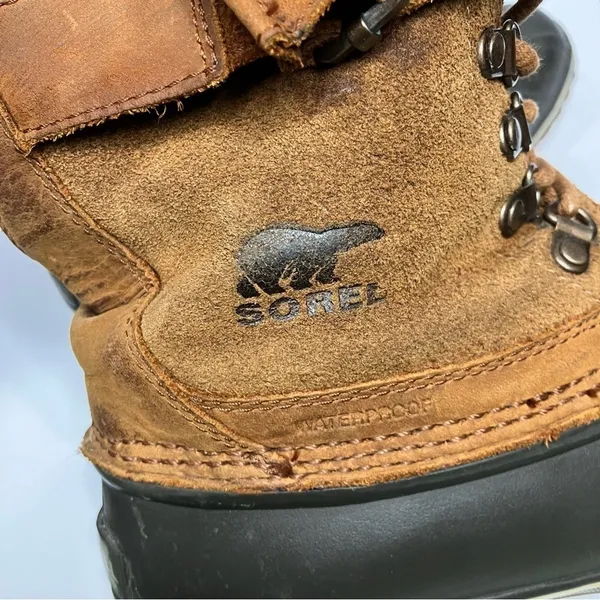 Sorel winter fancy lace up boots duck‎ boots size 8.5 - Image 6