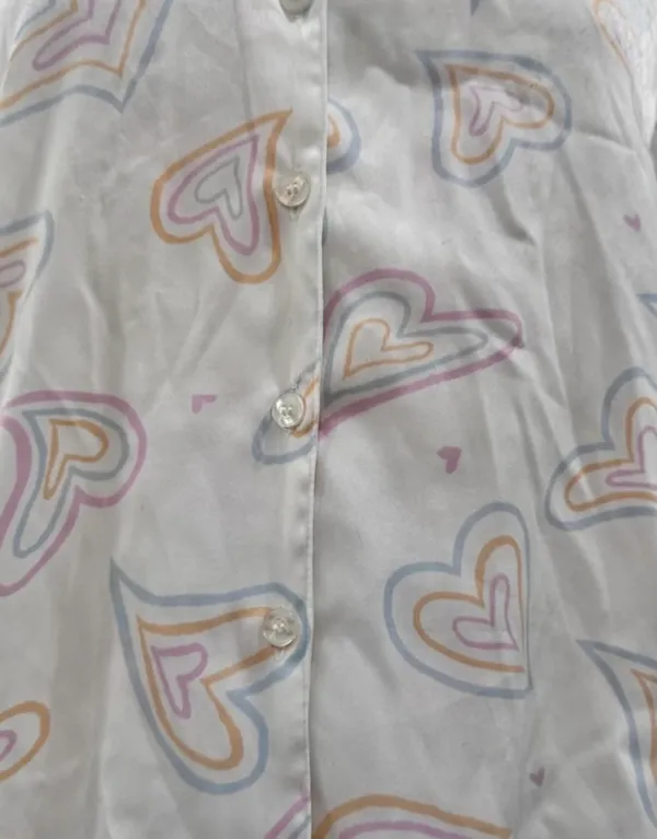 Abound for Nordstrom Cream Pajama Set Heart Print - Image 2