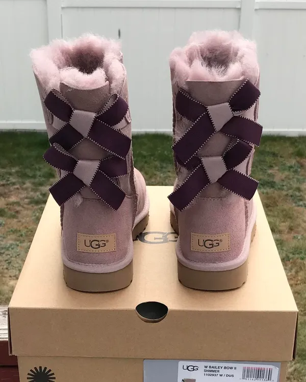 UGG Bailey Bow II Shimmer Boots - Image 6