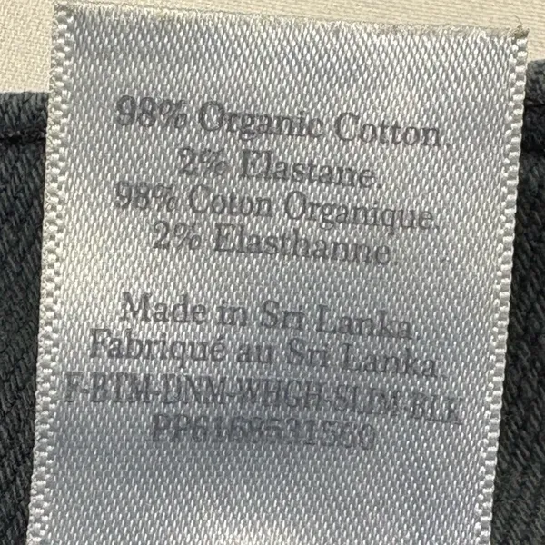 Everlane The Way High Slim Organic Cotton Jeans | Size 31 Short - Image 10