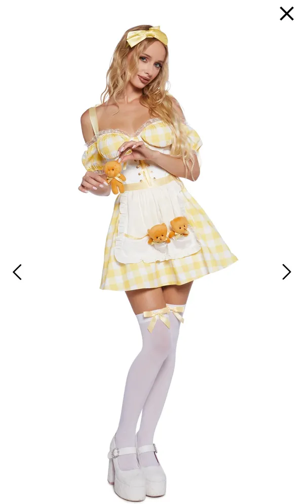 Dolls kill trickz n treatz bear friend Goldie costume M - Image 4