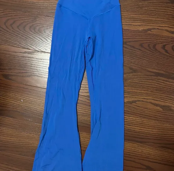 Aerie blue flare leggings - Image 2
