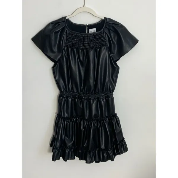 Misa‎ Vegan Leather Severine Dress In Black S - Image 2