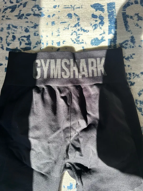 Gymshark black biker shorts - Image 2