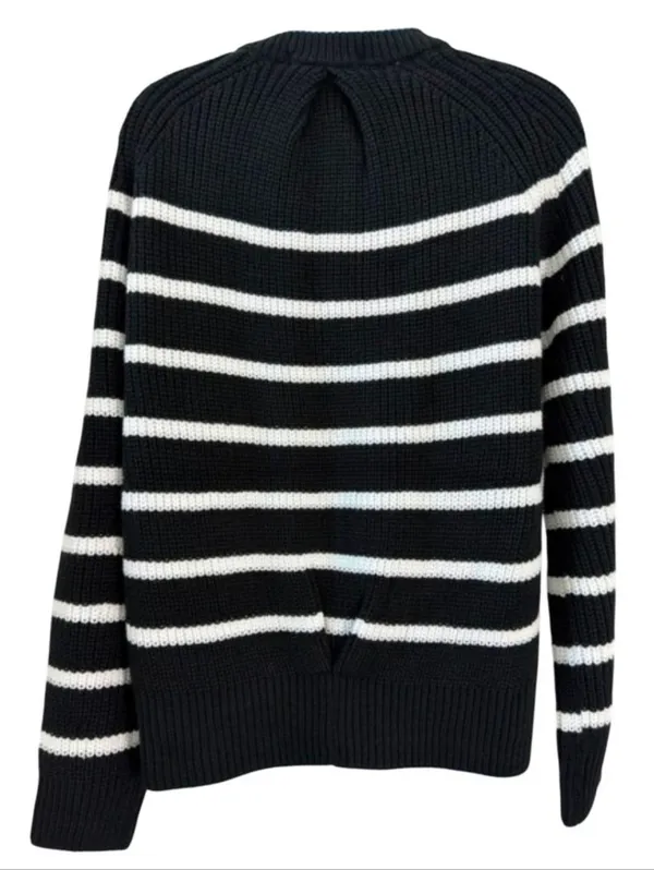 NWT Velvet Heart Cerelia Striped Sweater Black White XS Nordstrom - Image 3