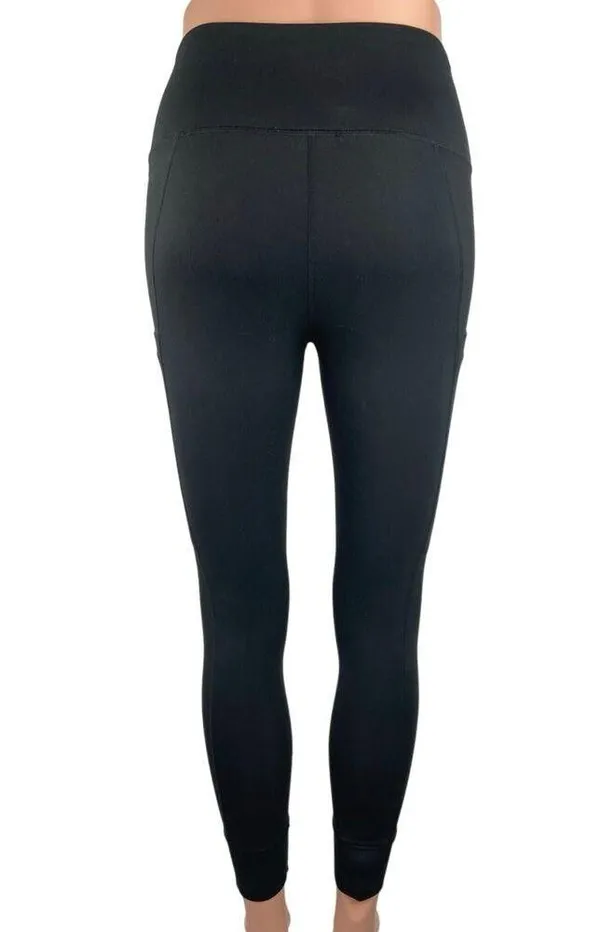 Fabletics Black Low Rise Skinny Leg Activewear Yoga Athletic Tight Leggings XS - Image 3