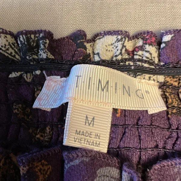 Timing Floral Mini Dress - Purple and Orange - Image 6
