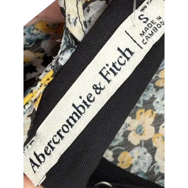NWT Abercrombie & Fitch Womens Ditsy Floral Sheer Mini Dress Size Small Feminine - Image 2