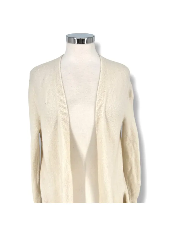 Madewell Kent Cream Open Front Cardigan Sweater Pockets Size Small Cozy Cottage - Image 2