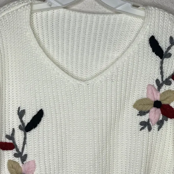 Vintage Floral Sweater Size M - Image 5