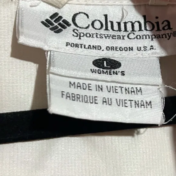 Columbia Lightweight Yellow White Blue Jacket SIZE LARGE‎ - Image 4