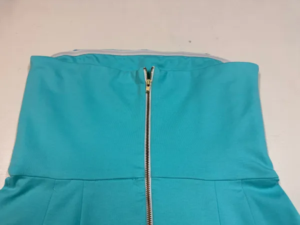 Amanda Uprichard Dress strapless aqua/turquoise - Image 7