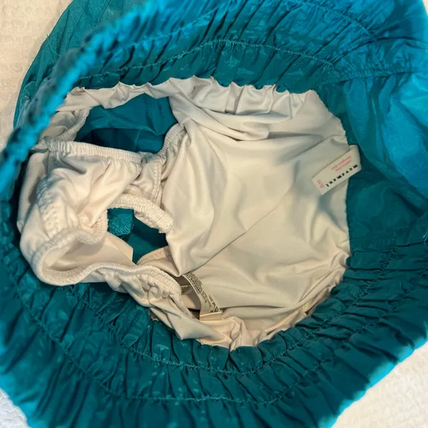 Free people movement metallic teal high rise shorts XS women - Image 4