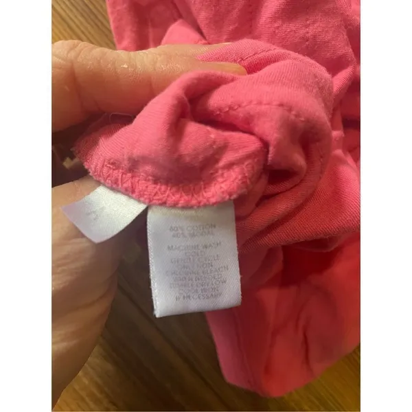Loft bright coral pink shirt sz small‎ - Image 7
