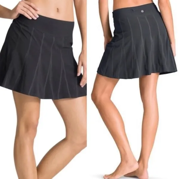 Black‎ ATHLETA Skirt Skort Sz 4 outdoor gym yoga athletic - Image 4